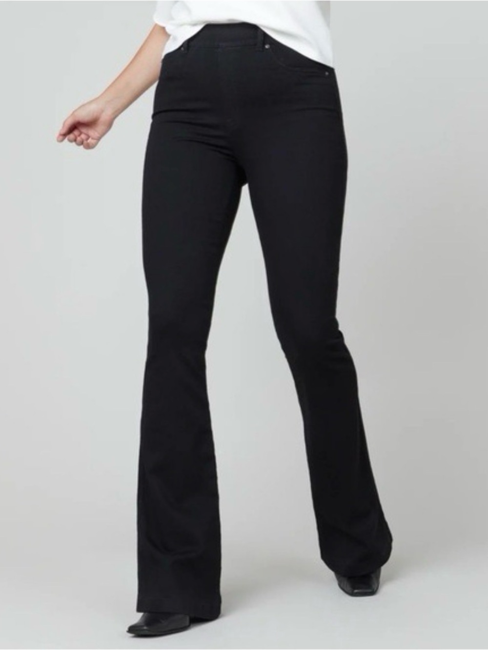 Spanx Flare Black High-Waist Flared Pants